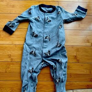 Baby- air Jordan pajama onesie. 6-9 months